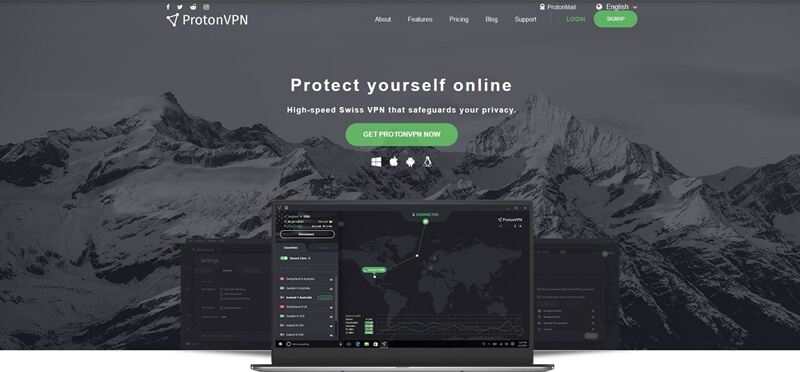 VPNはProtonVPN無料版がおすすめ